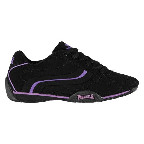 Front - Lonsdale Womens/Ladies Camden Leather Trainers