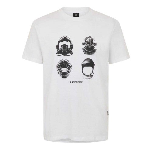 Front - G-Star Mens Helmet Cotton T-Shirt