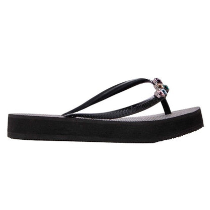 Front - Havaianas Womens/Ladies Embellished Platform Flip Flops