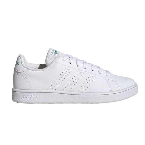 Front - Adidas Mens Advantage Base Flat Trainers
