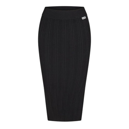 Front - Hugo Womens/Ladies Sareplie Knitted Pencil Skirt