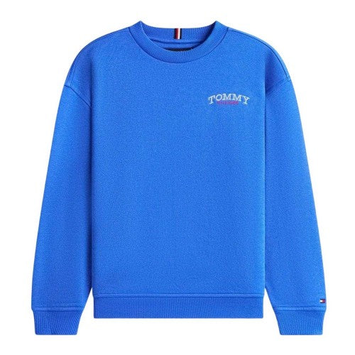 Front - Tommy Hilfiger Childrens/Kids Monogram Terrycloth Sweatshirt