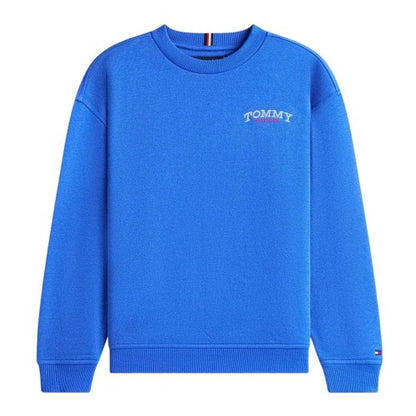 Front - Tommy Hilfiger Childrens/Kids Monogram Terrycloth Sweatshirt