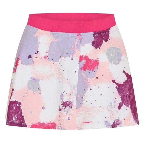 Front - Head Womens/Ladies Paint Splatter Skirt