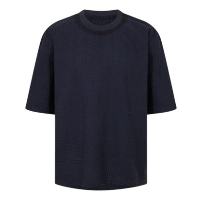 Front - Ted Baker Mens Textured Crew Neck Regular T-Shirt