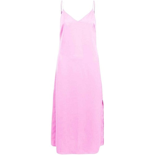 Front - Vila Womens/Ladies Satin Spaghetti Strap Spaghetti Strap Dress