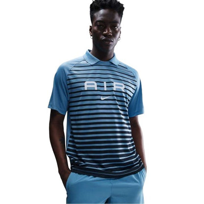 Front - Nike Mens Air Swoosh Stripes Polo Shirt
