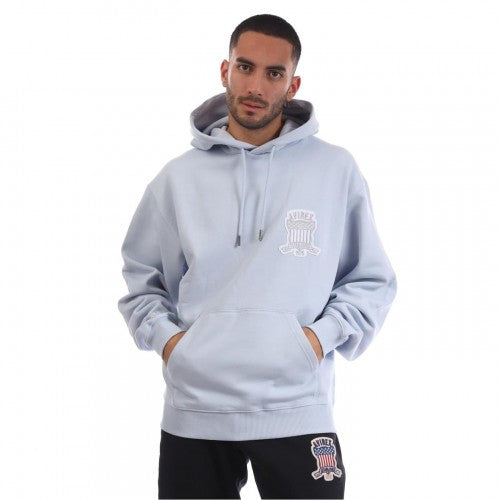 Front - Avirex Mens Jackson Logo Polycotton Hoodie