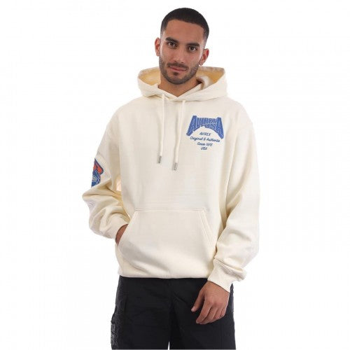 Front - Avirex Mens Oakland Relaxed Fit Hoodie
