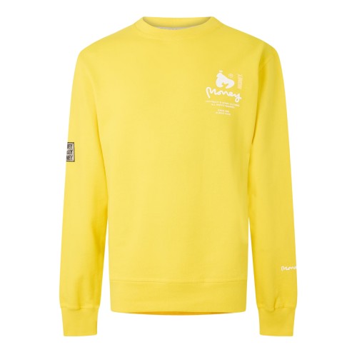 Front - Money Mens Copyright Crew Neck Sweatshirt