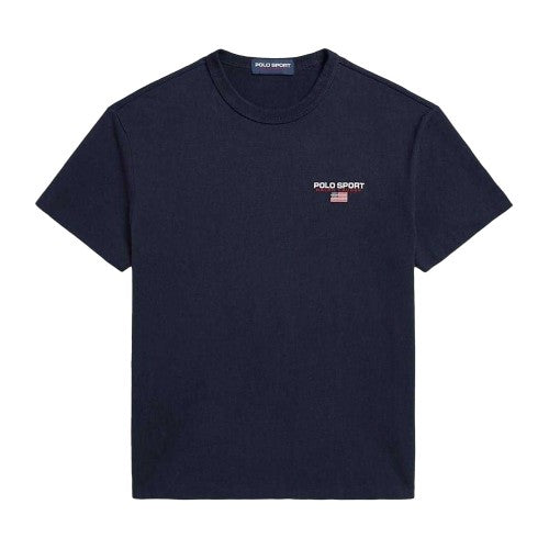 Front - Ralph Lauren Mens Polo Flag Logo T-Shirt