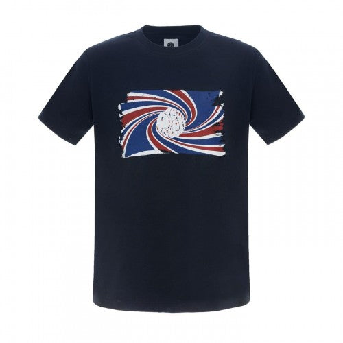 Front - Pretty Green Mens Swirl Logo T-Shirt
