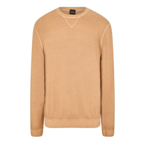 Front - Boss Mens Crew Neck Regular Long-Sleeved Sweatshirt