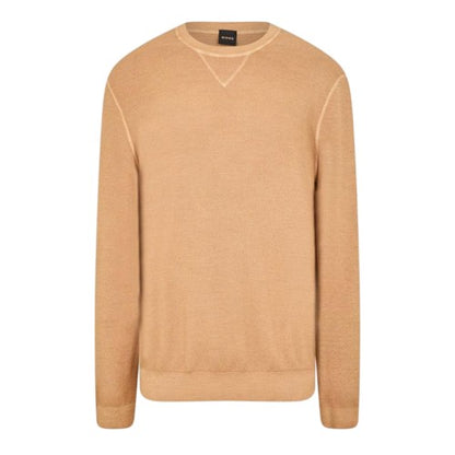 Front - Boss Mens Crew Neck Regular Long-Sleeved Sweatshirt