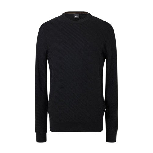 Front - Boss Mens Knitted Regular Top