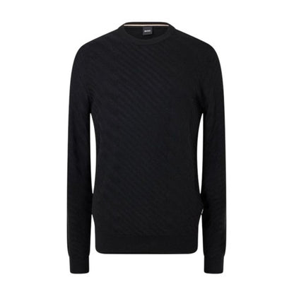 Front - Boss Mens Knitted Regular Top