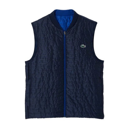 Front - Lacoste Mens Reversible Sport Gilet