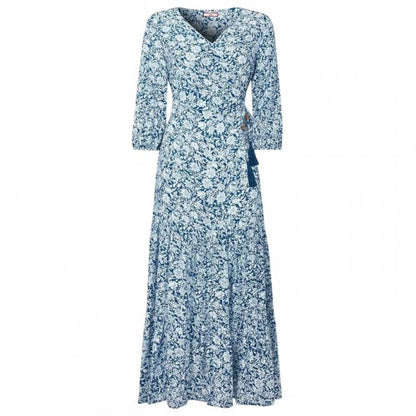 Front - Joe Browns Womens/Ladies Flowers Wrap Maxi Dress