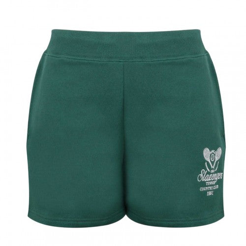 Front - Slazenger Womens/Ladies Elasticated Waist Tennis Shorts