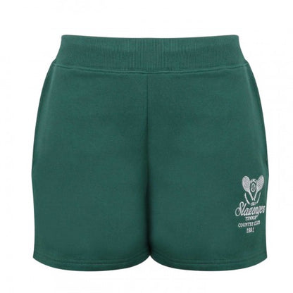 Front - Slazenger Womens/Ladies Elasticated Waist Tennis Shorts