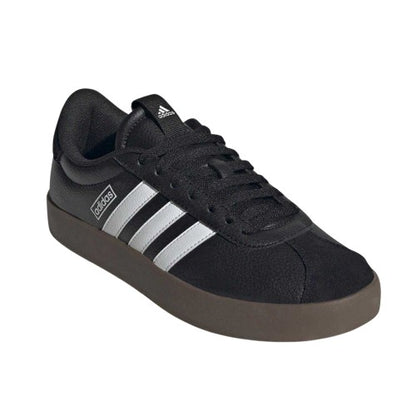 Front - Adidas Womens/Ladies VL Court 3.0 Suede Flat Trainers