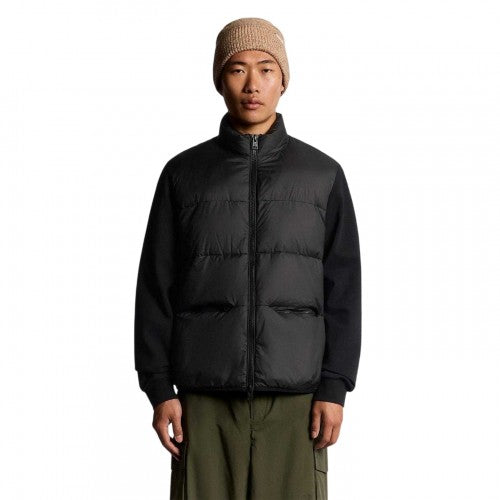 Front - Lyle & Scott Mens Relaxed Fit Hybrid Jacket