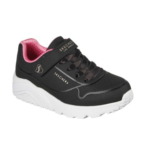 Front - Skechers Girls Street Uno Lite Perforated Trainers