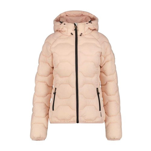 Front - Icepeak Womens/Ladies Patterned Full Zip Puffer Jacket