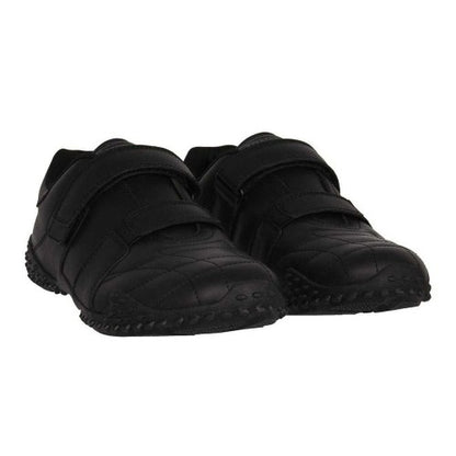 Front - Lonsdale Childrens/Kids Fulham Leather Flat Trainers