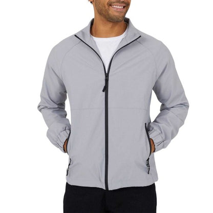 Front - Brave Soul Mens Lightweight Funnel Neck Bomber Jacket