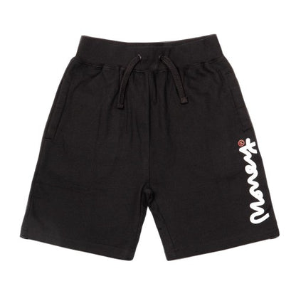 Front - Money Childrens/Kids Cotton Logo Shorts