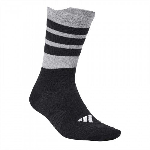Front - Adidas Unisex Adult Reflective Running Crew Socks