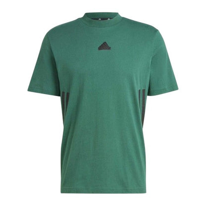 Front - Adidas Mens Future Icon 3 Stripes T-Shirt