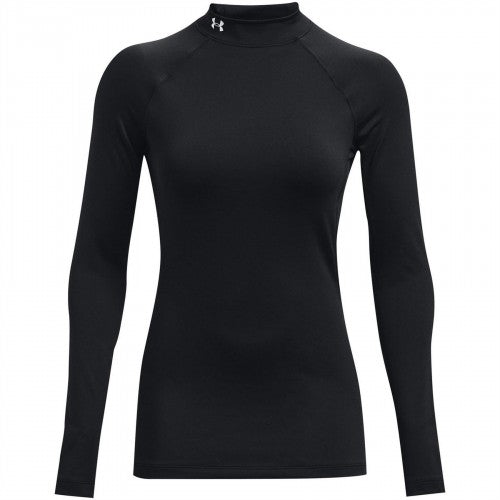 Front - Under Armour Womens/Ladies Authentics Mock Neck Base Layer Top