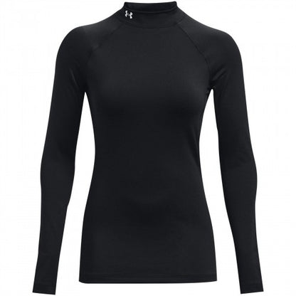 Front - Under Armour Womens/Ladies Authentics Mock Neck Base Layer Top