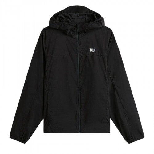 Front - Tommy Jeans Womens/Ladies Logo Full Zip Hoodie