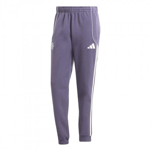 Front - Adidas Mens Manchester United FC Double Knit Tracksuit Bottoms