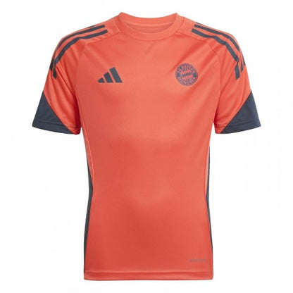 Front - Adidas Childrens/Kids Tiro 25 FC Bayern Munich Competition Football Shirt
