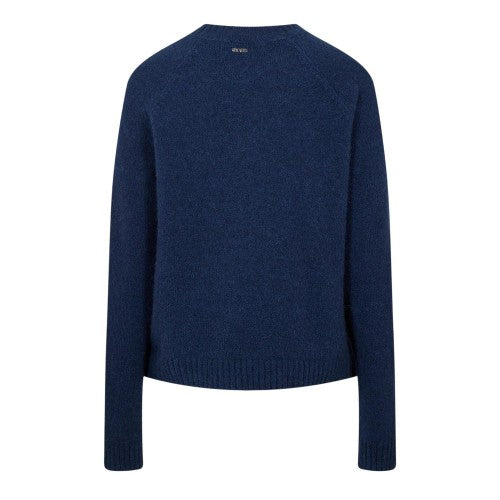 Front - Boss Womens/Ladies Ribbed Mock Neck Slim Long-Sleeved T-Shirt