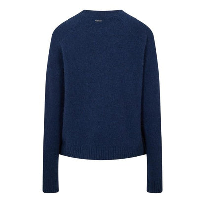 Front - Boss Womens/Ladies Ribbed Mock Neck Slim Long-Sleeved T-Shirt