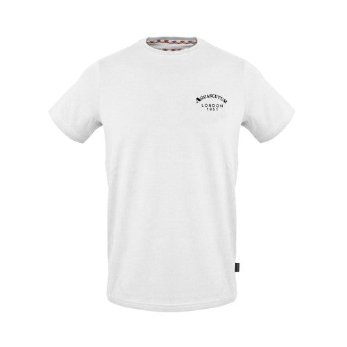 Front - Aquascutum Mens Arch Crew Neck Regular T-Shirt
