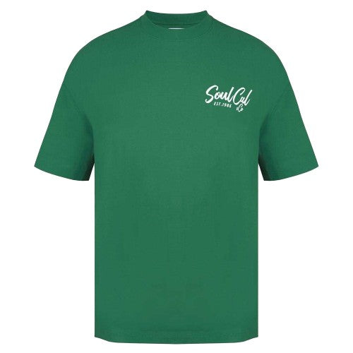 Front - SoulCal Mens Fast Food Oversized T-Shirt