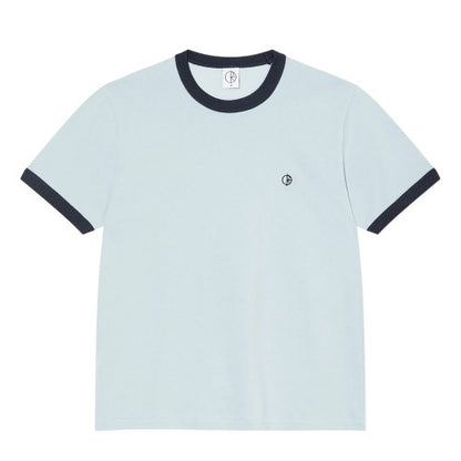 Front - Pretty Green Mens Ringer Logo T-Shirt
