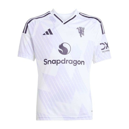 Front - Adidas Childrens/Kids 25/26 Manchester United FC Away Jersey