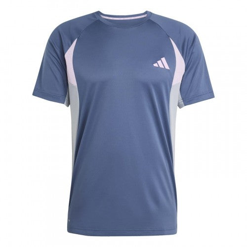 Front - Adidas Mens Colour Block Climacool T-Shirt