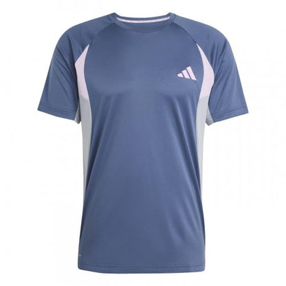 Front - Adidas Mens Colour Block Climacool T-Shirt