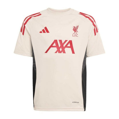 Front - Liverpool FC Boys 2025/2026 Adidas T-Shirt