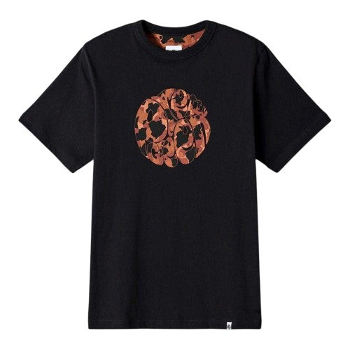 Front - Pretty Green Mens Camo Logo Crew Neck T-Shirt