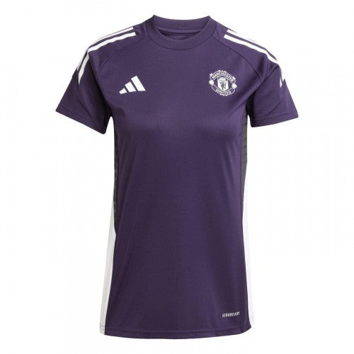 Front - Adidas Womens/Ladies 2025/2026 Manchester United FC Training Track Top