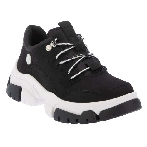 Front - Timberland Womens/Ladies Leather Low Lace Up Trainers